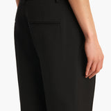 Khaite - Cam Pant in Black Stretch Suiting