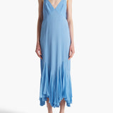 Khaite - Candita Dress in Cornflower Blue
