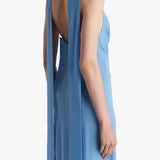 Khaite - Candita Dress in Cornflower Blue
