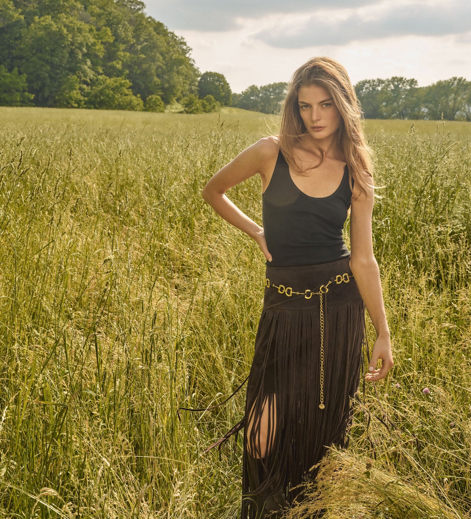 Cara Cara - Fringe Skirt