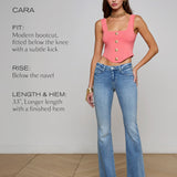 L'AGENCE - Cara Low-Rise Bootcut Jean