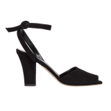 DÔEN - CARLA HEEL -- BLACK SUEDE