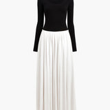 Khaite - Carlotta Dress in Black and White