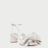 Loeffler Randall - Carmen Cream Satin Bow Sandal