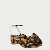 Loeffler Randall - Carmen Leopard Velvet Bow Sandal