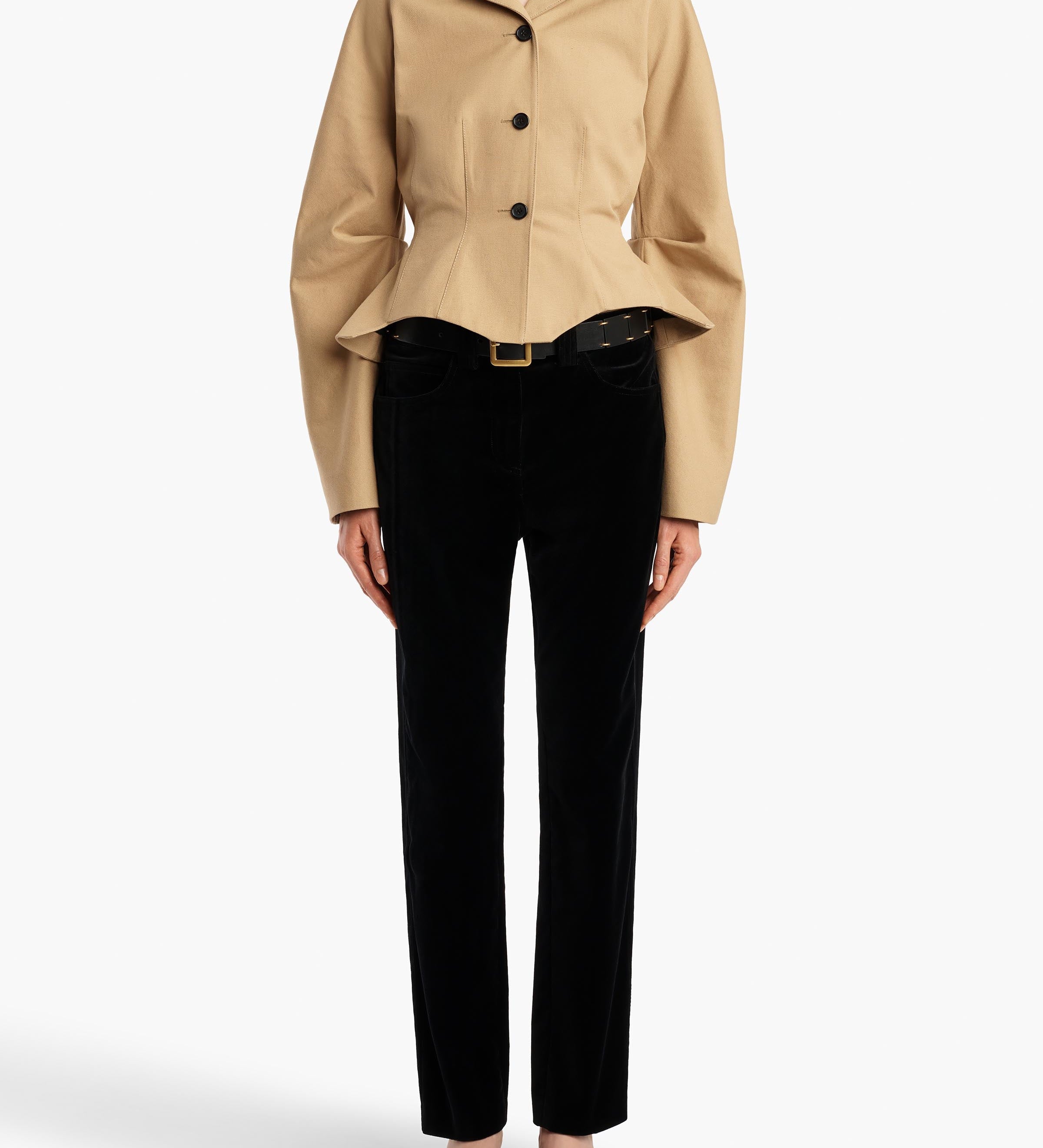 Khaite - Carter Jacket in Panama Canvas