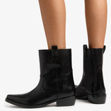 Jude - Cas Ankle Boot Black Leather