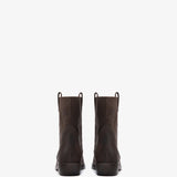Jude - Cas Ankle Boot Dark Brown Distressed Suede Leather