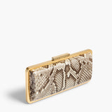 Khaite - Casey Minaudiere in Natural Python