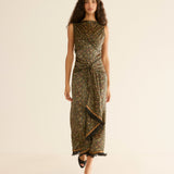 DÔEN - CATALINE DRESS -- FLEUR DE MAJORELLE