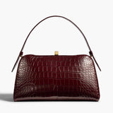 Khaite - Cate Bag in Garnet Alligator