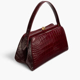 Khaite - Cate Bag in Garnet Alligator