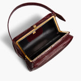 Khaite - Cate Bag in Garnet Alligator