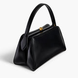 Khaite - Cate Bag in Black Crackle Patent Leather