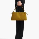 Khaite - Cate Bag in Golden Olive Haircalf