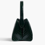 Khaite - Cate Bag in Hunter Green Alligator