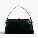 Khaite - Cate Bag in Hunter Green Alligator