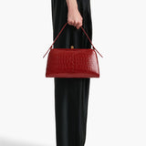 Khaite - Cate Bag in Ruby Alligator