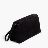 Khaite - Audrey Crossbody Bag in Black Suede