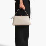Khaite - Cate Bag in Light Grey Pebbled Leather