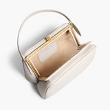 Khaite - Cate Bag in Light Grey Pebbled Leather