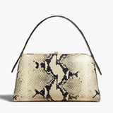 Khaite - Cate Bag in Natural Python-Embossed Leather