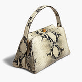 Khaite - Cate Bag in Natural Python-Embossed Leather