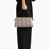 Khaite - Cate Bag in Natural Python