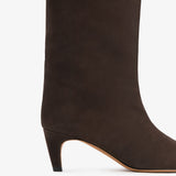 Jude - Cave Mid Calf Boot Brown Nubuck Leather
