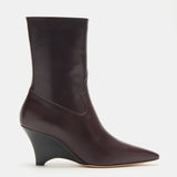Le Monde Beryl - Camille Tall Boot / Plum Leather