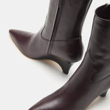 Le Monde Beryl - Camille Tall Boot / Plum Leather