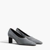 Khaite - Cecilia Pump in Grey Suede