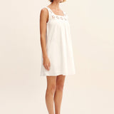 Posse - CECILIA MINI DRESS - VINTAGE WHITE