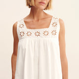 Posse - CECILIA MINI DRESS - VINTAGE WHITE