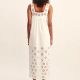 Posse - CECILIA SHIFT DRESS - VINTAGE WHITE