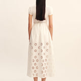 Posse - CECILIA SKIRT - VINTAGE WHITE