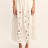 Posse - CECILIA SKIRT - VINTAGE WHITE