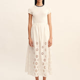 Posse - CECILIA SKIRT - VINTAGE WHITE