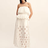 Posse - CECILIA SKIRT - VINTAGE WHITE