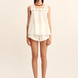 Posse - CECILIA TOP - VINTAGE WHITE