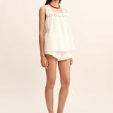 Posse - CECILIA TOP - VINTAGE WHITE