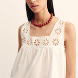 Posse - CECILIA TOP - VINTAGE WHITE