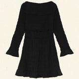 DÔEN - CECILLIA DRESS -- BLACK