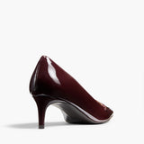 Khaite - Celia Pump in Bordeaux Patent Leather