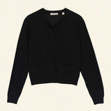 DÔEN - CELINE CARDIGAN -- BLACK