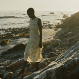 DÔEN - CHANDRA DRESS -- CITRON ANEMONE BLOOM