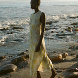 DÔEN - CHANDRA DRESS -- CITRON ANEMONE BLOOM