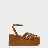 Loeffler Randall - Channing Cacao Suede Platform Sandal