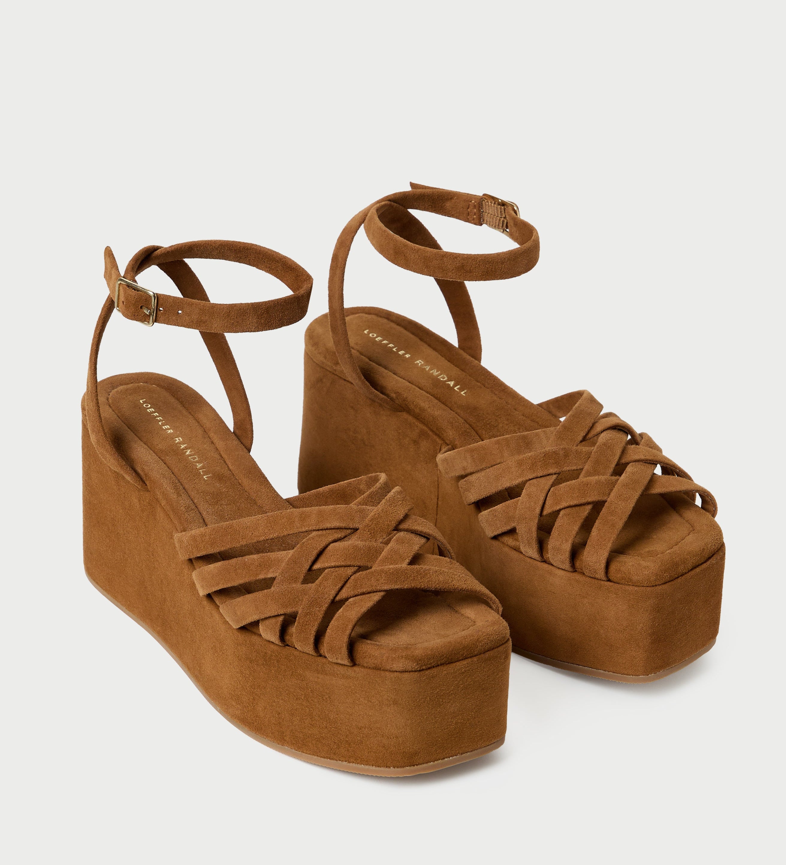 Loeffler Randall - Channing Cacao Suede Platform Sandal