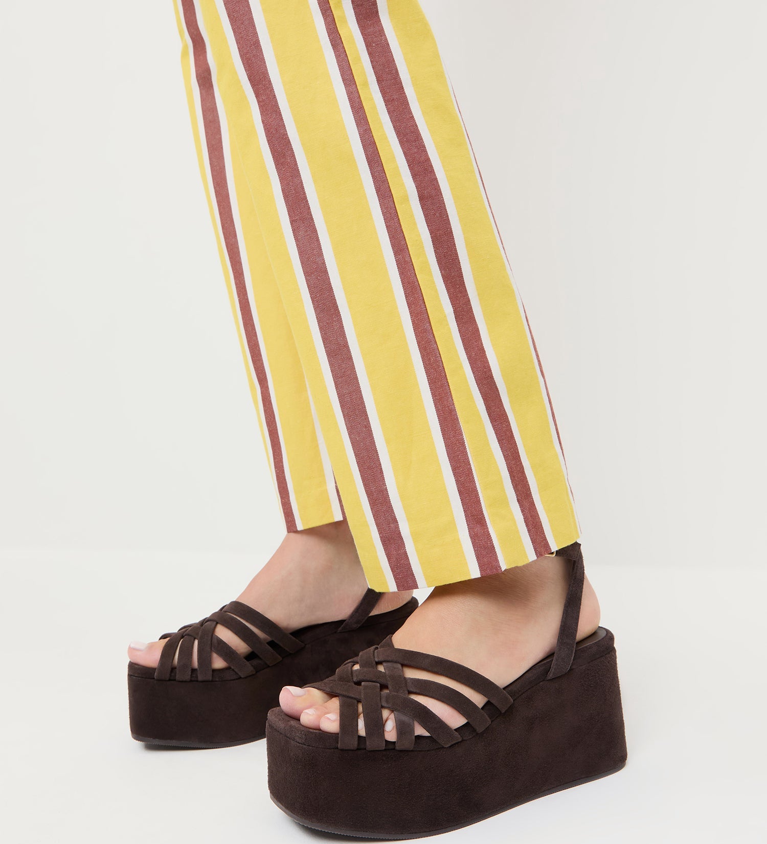 Loeffler Randall - Channing Brown Suede Platform Sandal